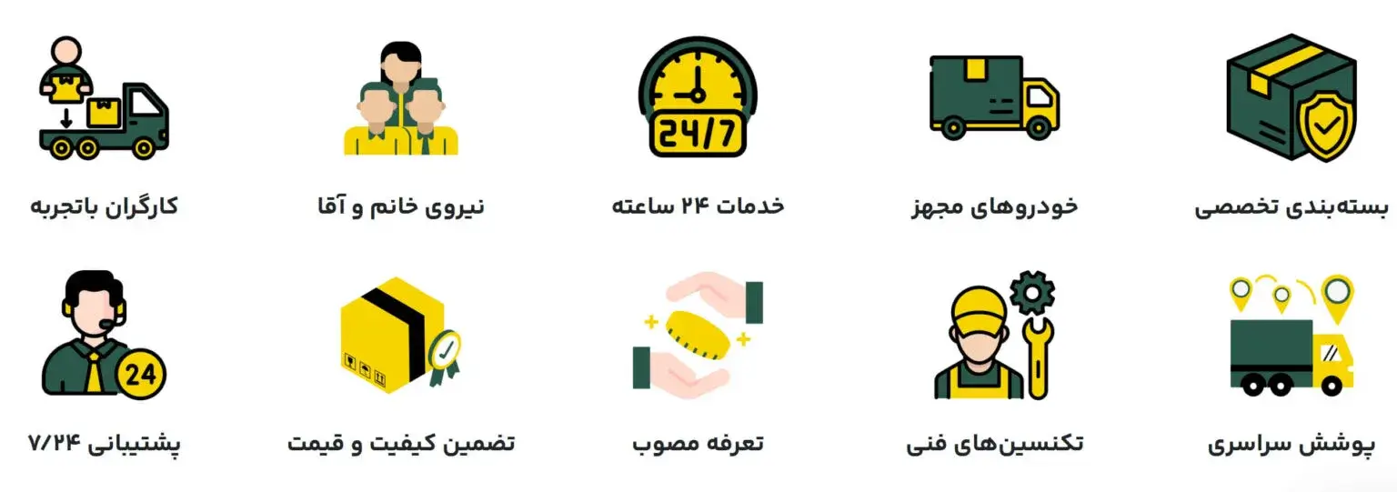 بسته بندی اسباب کشی در نارمک